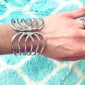 Silver Hinge Bracelet